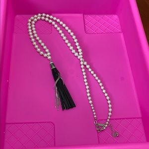 Pearl tassel necklace